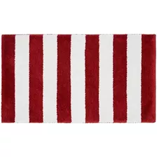 Garland Rug Beach Stripe - Alfombra De Baño, 21 X 34 , Rojo