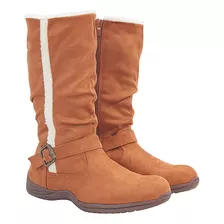 Bota Mujer Media Chiporro Camel Corona