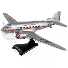 Miniatura Avião American Air Lines Douglas Dc-3 Daron 1/144