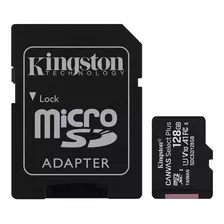 Tarjeta De Memoria Kingston Sdcs2sp Canvas Select Plus Con Adaptador Sd 128gb