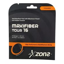 Corda Zons Maxfiber Tour 16 1.30 Multifilamento Preta Set