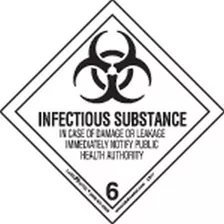 Labelmaster Slr17 Infectious Substance Worded Label
