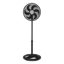 Ventilador De Coluna Turbo 6 Pás Oscilante Cor 30cm Preto Ventisol 127v