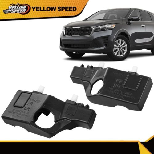 Front Bumper Bracket Left \u0026 Right Fit For 2016-2020 Kia  Ccb Foto 2