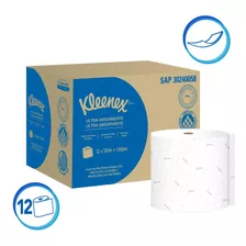 Papel Toalha Kleenex Com 12 Rolos De 130m