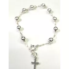 Pulsera Rosario Denario De Plata 925