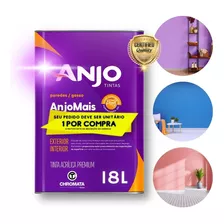 Tinta Exterior Acrílica Anjo Mais Lavável 16l - Cores Claras