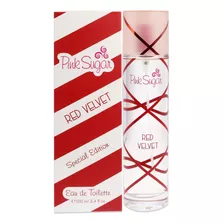 Pink Sugar Red Velvet De Aquolina Para Mujer, 3.4 Oz, Edt Sp