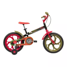 Bicicleta Caloi Infantil Com Rodinhas Power Rex Aro 16 
