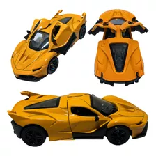 Carro Miniatura Lamborghini Carrinho Ferro Coleção Fricção