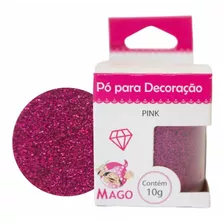 Pó Comestível Para Decoração Pink 10gr Mago