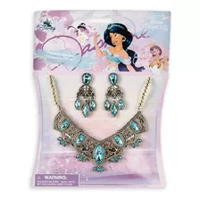 Princesa Jasmine Colar Brinco Original Disney Store