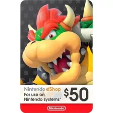 Nintendo Eshop Switch | U | 3ds Usa 50 Usd Codigo Digital