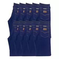 Kit 10 Calça Jeans Masculina De Lycra Para Trabalho Atacado 