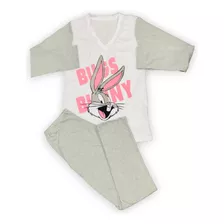 Pijama De Jersey Odet Art 416 Estampado Bugs Bunny