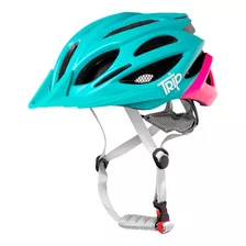 Casco Bicicleta Mtb Blue/pink Trip Talla M