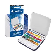 Set Acuarela Profesional Daler Rowney Aquafine 24 Colores 