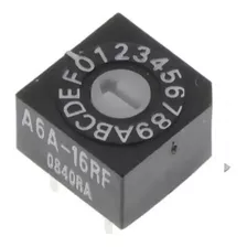 Chave Dip E Sip Rotary Dip Switch A6a-16rf