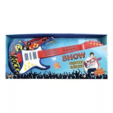 Brinquedo Show Guitarra Eletrica Com Luzes Toyng 42217