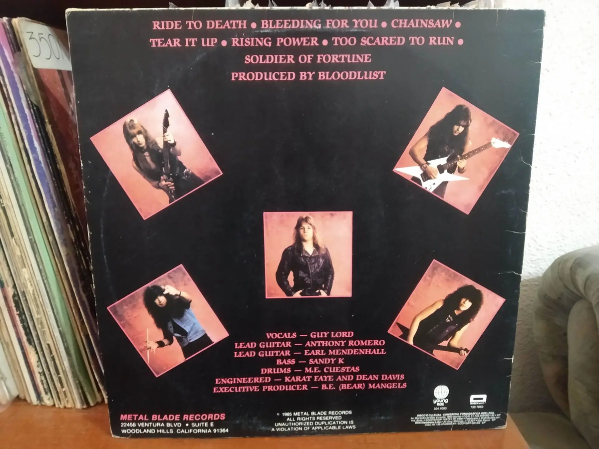 Bloodlust - Guilty As Sin - vinilo 1986