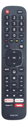 Control Remoto Generico Para Tv Televisión Hisense En2at27s Hdtv Uhd 4k Netflix Youtube Opera Tv