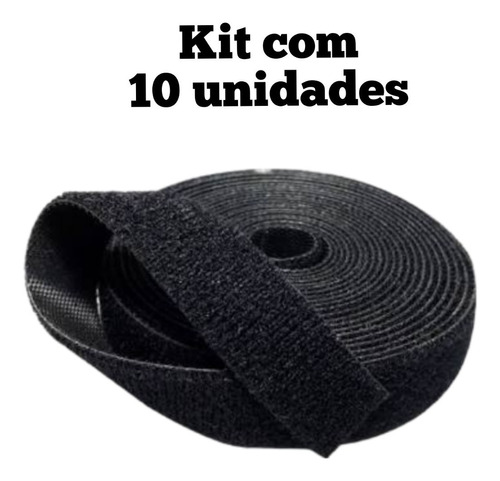 Comprar Kit 10 Pçs Abraçadeira De Cabos - Velcro Dupla Face Preto - Apenas  R$113,00 - Armazém Automotivo