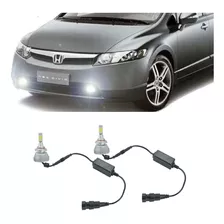 Par Lampadas Super Led Farol Milha New Civic 2011 H11 6000k