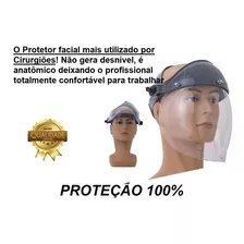 Kit Protetor Facial Bolha Apolo Mast + Viseira De Reposição