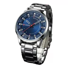 Reloj Curren Para Hombre Correa De Acero Inoxidable En Caja