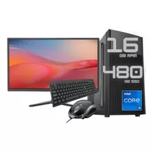 Computador Completo Core I5 3.20ghz 16gb Ssd 480 Monitor 19