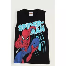 Camiseta Marvel Homem Aranha Masculina Slim Algodão