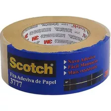 Fita Para Empacotamento Scotch 3777 36mm X 50m Cor Marrom Liso