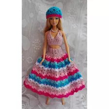 Ropa Tejida A Crochet Para Muñecas Barbie