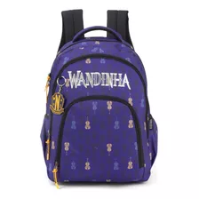 Mochila De Costas Oficial Wandinha Addams Luxcel 47261 Roxo