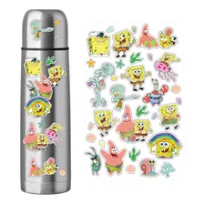 Calcomania Sticker Bob Esponja Aptas Para Termo Mate Compu 