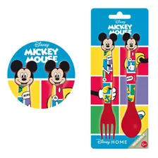 Set Cubiertos Cuchara Tenedor Disney Michey Minnie 