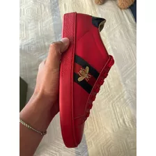 Tenis Gucci Bee Rojos