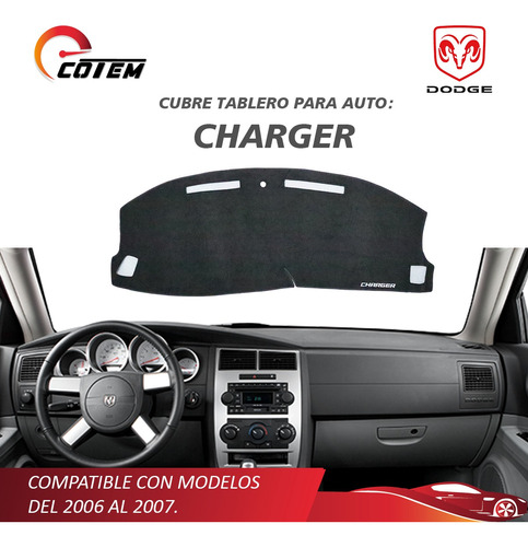 Cubretablero Para Auto  Dodge Charger Del 2006 Al 2007. Foto 2