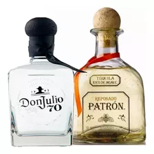 Tequila Don Julio 70 700 Ml + Tequila Patrón Reposado 750 Ml