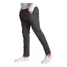 Pantalon De Gabardina Casual Strech Hombre Skinny