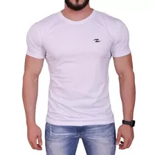 Camiseta Masculina Kalum Basica Branca Slin Varias Cores