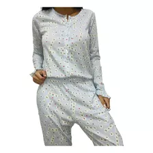 Pijama Invierno Entero Mono M/l Mujer Promesse Art. Pr10042