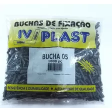 Bucha 5mm Comum S/ Anel P/ Alevenaria- 1000 Peças