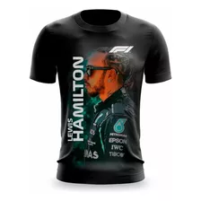 Camiseta/camisa Lewis Hamilton 44 - Formula 1 Sublimação