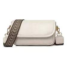 Bolso De Mensajero De Cuero Pu Para Mujer, Bolso Cruzado