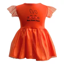 Vestido Infantil Coelhinha Páscoa 