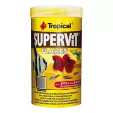 Tropical Supervit Flakes 100gr Comida Hojuelas Peces Acuario