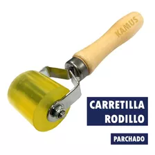 Carretilla Rodillo Macizo 50mm H Para Parchado De Llantas