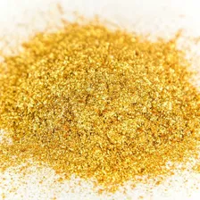 Pigmento Mica Glitter Gold X 10 Grs Grado Cosmético