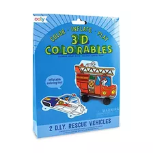 Colorables 3d Colorear Juguetes Conjunto De 2 Veh